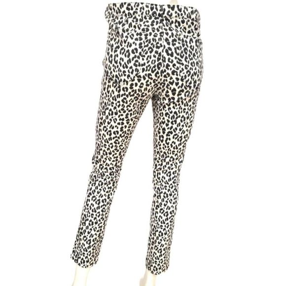 H&M White Animal Print Jeans Size 31 - Picture 4 of 7
